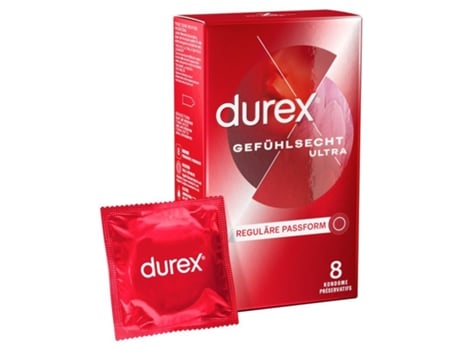 Condones Gefuhlsecht Ultra 8 Unidades DUREX