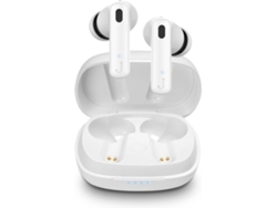 Auriculares Bluetooth True Wireless SBS Jaz Sense (In Ear - Micrófono - Noise Cancelling - Blanco)