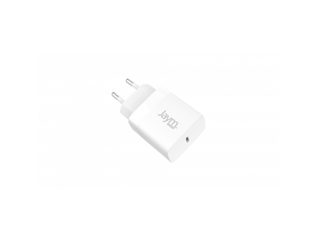 Cargador Compacto Rápido Usb-C Pd JAYM Blanco