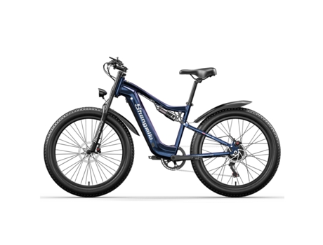 Bicicleta Eléctrica SHENGMILO-MX03 48V 17.5ah 1000W Azul