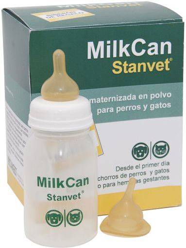 Leche en Polvo + Biberón para Perros STANVET (400 g)