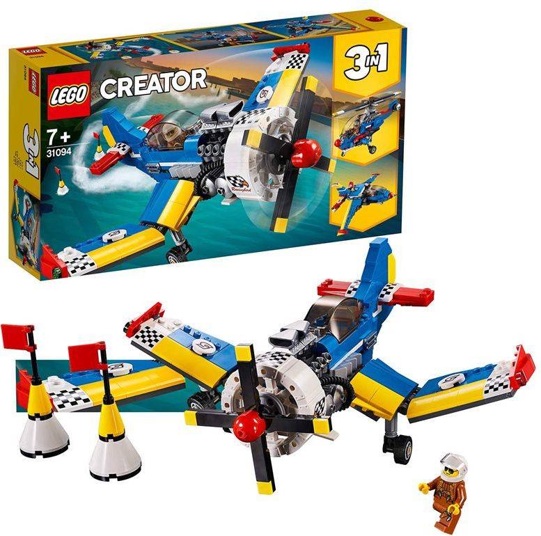 LEGO Creator 3 en 1: Avión de carreras - 31094 (Edad Mínima: 7 - 333 Piezas)