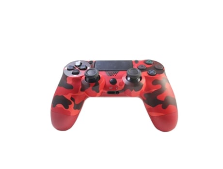 Mando Ps4 LKC Yxp4Xh Camuflaje Rojo