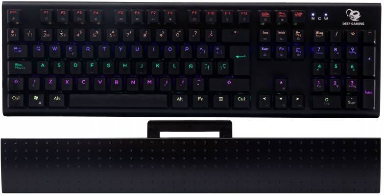 Teclado Gaming COOLBOX DeepSolid (Mecánico - Español - Negro)