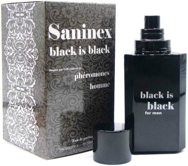 Saninex Perfume Phã‰romones black is men fragance con feromonas hombre 100