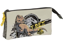 Estuche Escolar JURASSIC WORLD Triplo Warning 2024