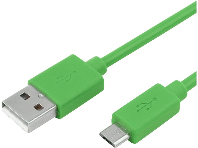 Cable USB ANSMANN (USB - USB - Verde)