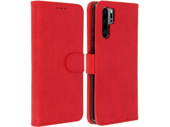 Funda Huawei P30 Pro AVIZAR Book Rojo