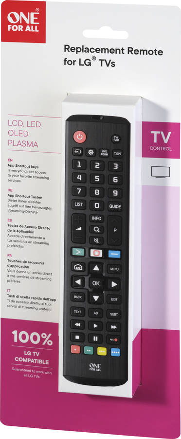 Mando Universal TV ONE FOR ALL URC4911 (LG)