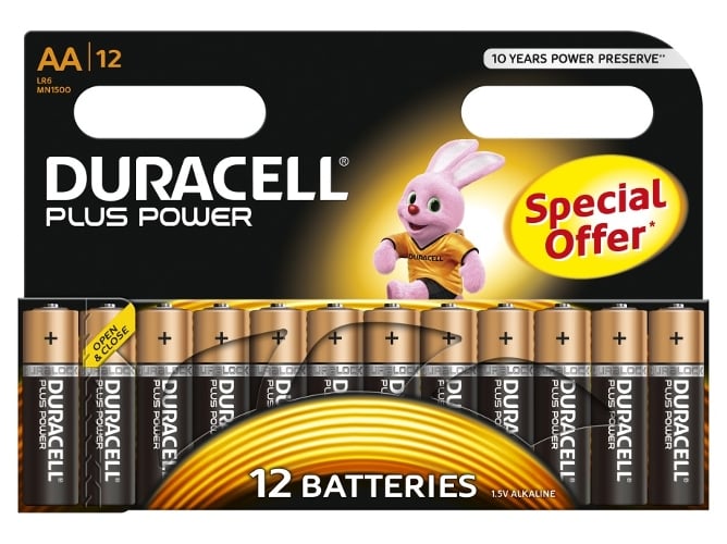 Pila Alcalina DURACELL PLUS AA K8+4