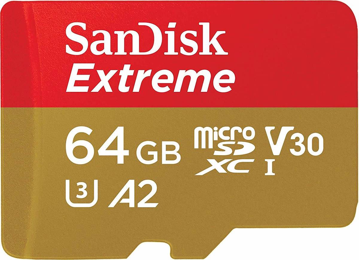 Tarjeta de Memoria MicroSD SANDISK Extreme (64GB - 160 MB/s)