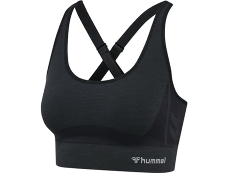 Sujetador Deportivo para Mujer HUMMEL (M - Negro)