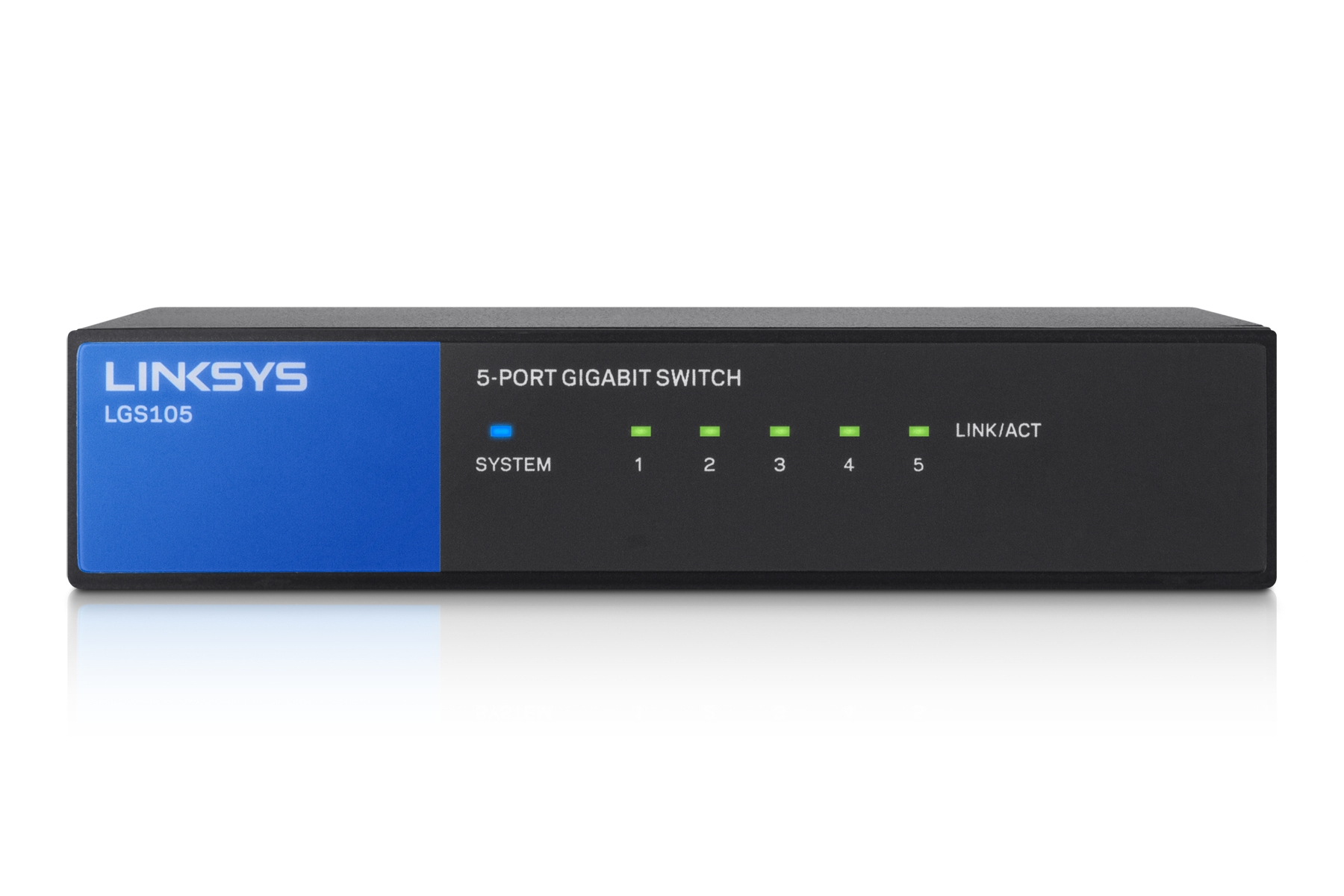 Switch Linksys Lgs105 desk 5 puertos escritorio conmutador gigabit lgs105eu unmanaged swch 5port 101001000 red no administrado concentrador ethernet para casa y oficina carcasa montaje sobremesa en