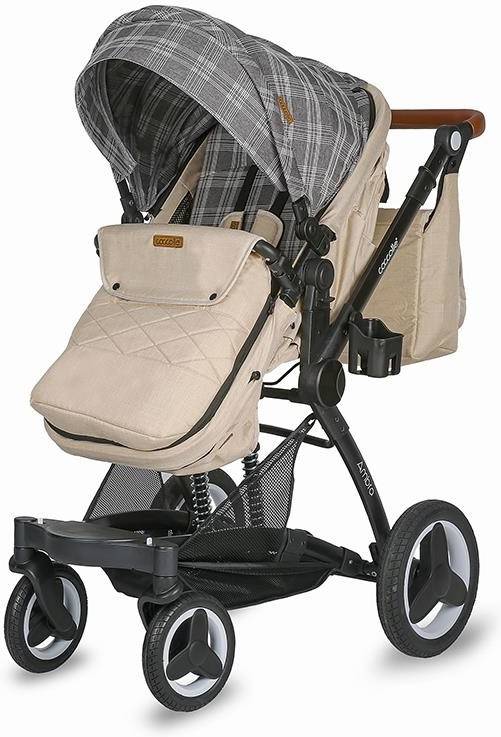 Carrito de Bebé Individual COCOLLE Individual Tres Piezas Convertible Ambra New Safari Beige (80 x 60 x 116 cm)