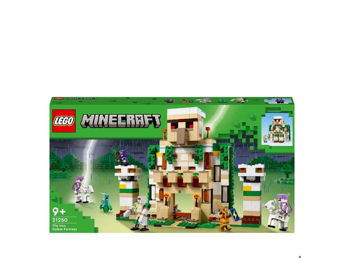 LEGO Minecraft Fortaleza del Golem de Hierro 21250 Edad minima 9 anos Worten.es