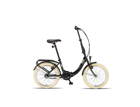 Bicicleta Plegable PACTO NINE negro - 3 marchas Shimano Nexus - frenos de llanta