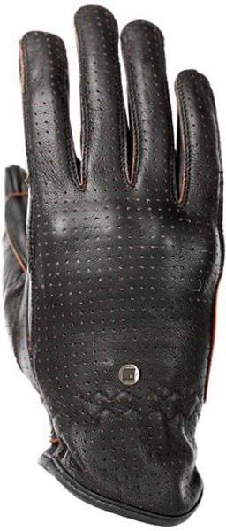 Guantes Unisex OVERLAP Mila Ventilado Negro para Motociclismo (M)