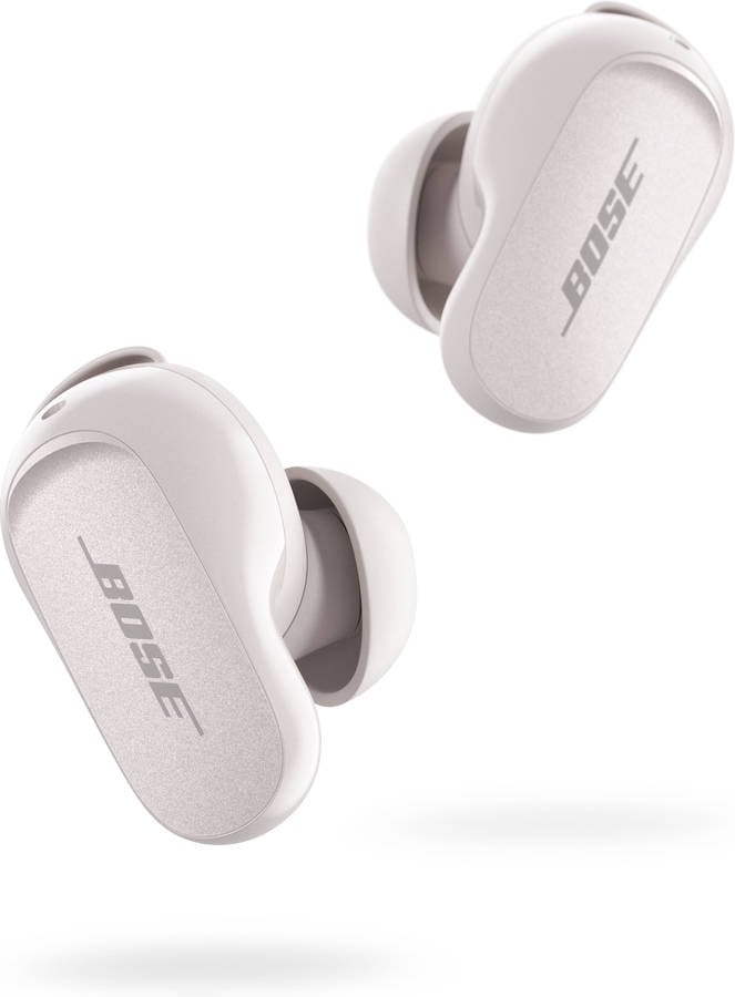 Auriculares Bluetooth True Wireless BOSE II QuietComfort (In Ear - Micrófono - Blanco)