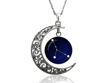 Signos astrológicos de cáncer Collar Hollow Moon Women