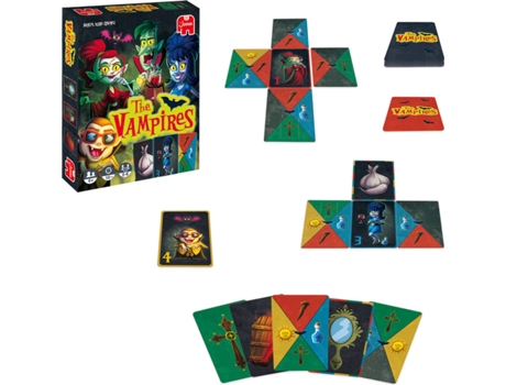 Juego De Mesa vampires jumbo vamps familiar cartas niños partir 6 años strategy games edad ‍6 dificultad