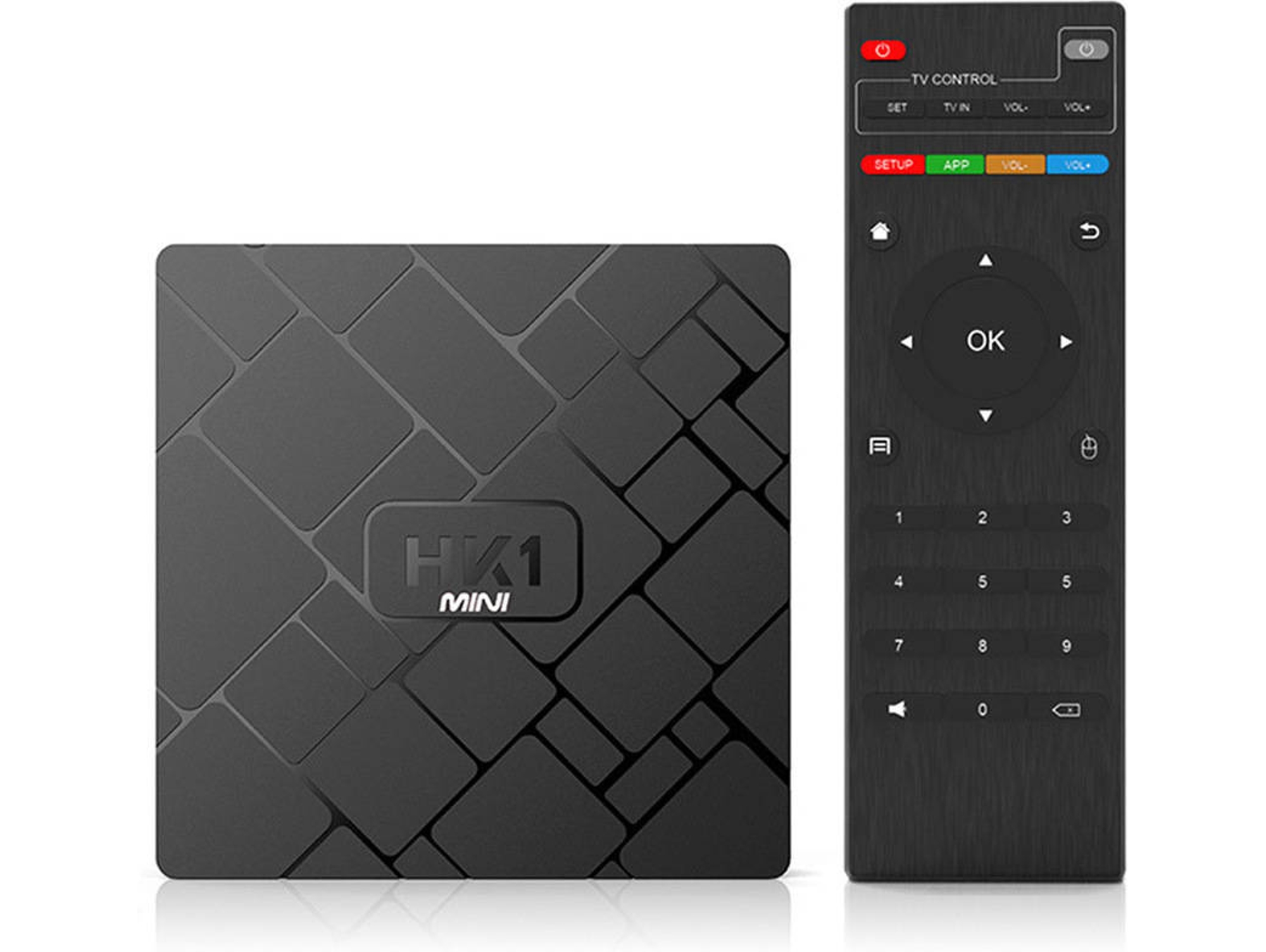 4K Smart Android TV Box X96 mini S905W 2+16GB, Negro - Quad Core + Android  7.1.2 + WIFI - Android TV - Los mejores precios