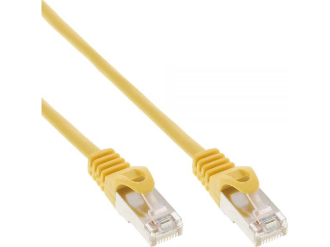 Cable de Red INLINE (RJ45 - 10 m - Amarillo)