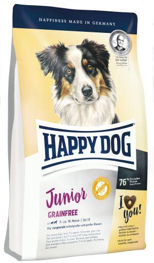 Pienso para Perros HAPPY DOG Grainfree (10 Kg - Seco - Cachorros)