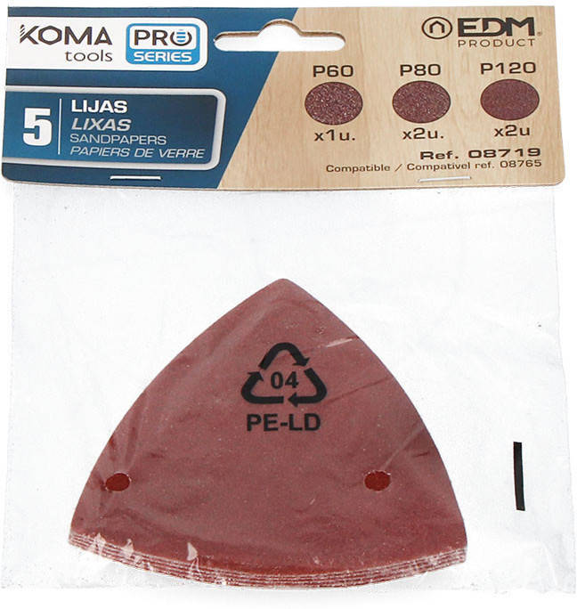 Set 5 Lijas NEOFERR Koma Tools 08765