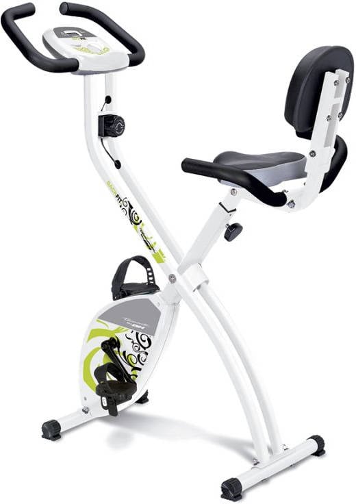 Bicicleta Estática BH FITNESS YF91 (Blanco - 117x39x68cm - Volante: 8 kg - Hasta: 90 kg)