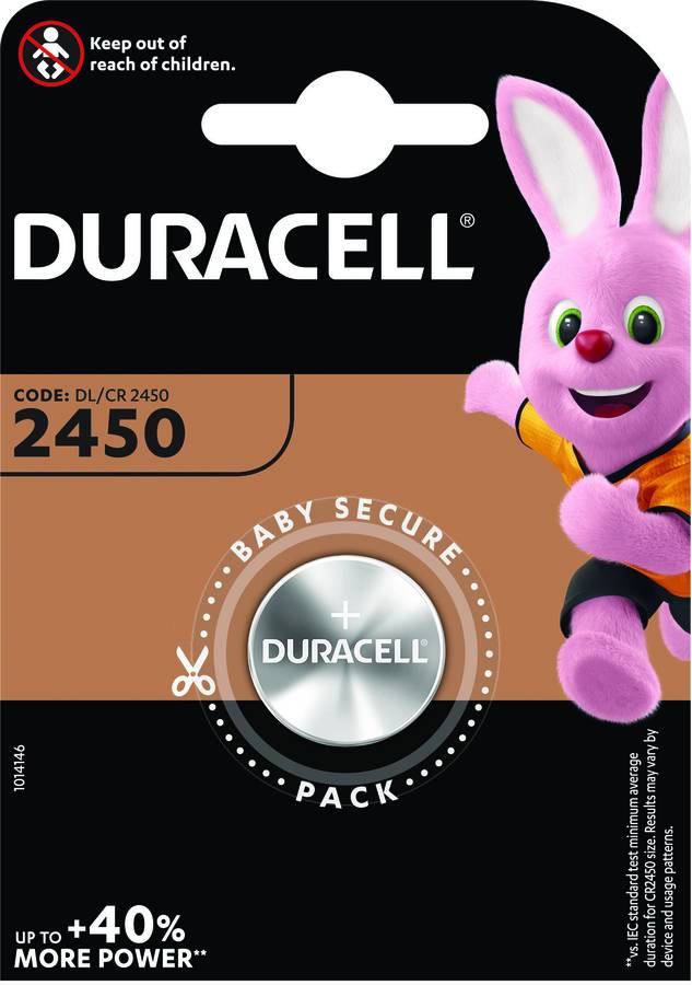 Pila DURACELL 2450 K1 (1 unidade)