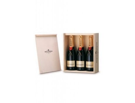 Caja de Madera 3 Botellas Moet & Chandon Brut Imperial MOET & CHANDON