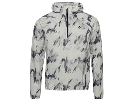 Casacos SUPERDRY Run Lw Waterproof Shell Cinzento M Homem