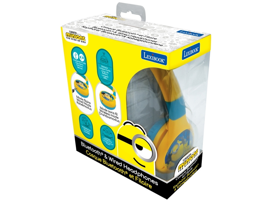 Auriculares inalámbricos BT confort para niños - Minions