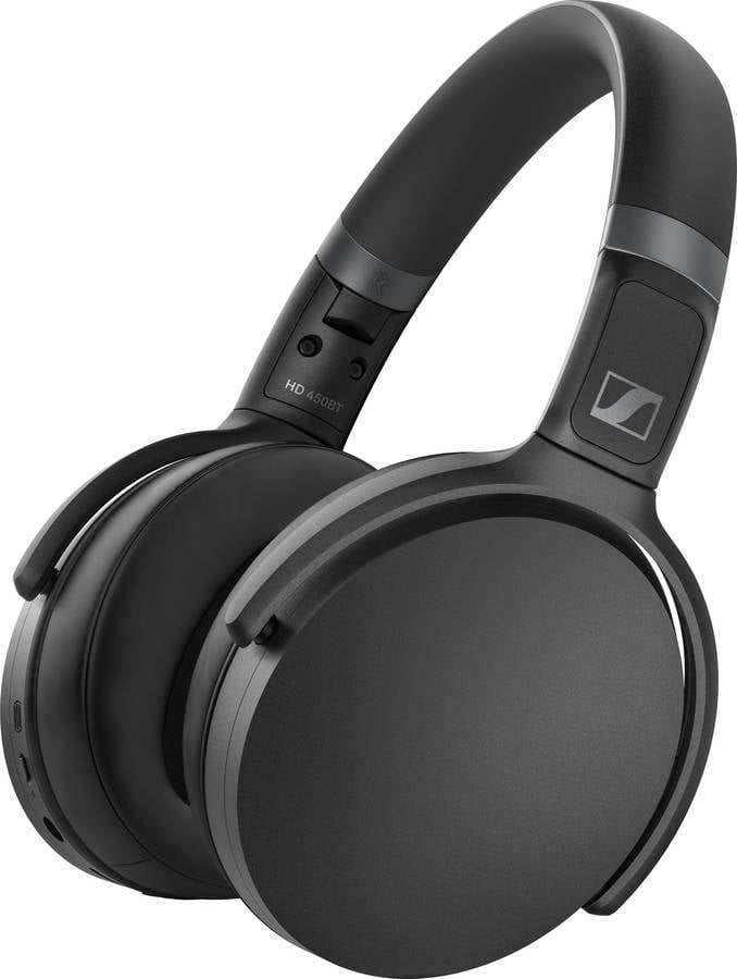 Auriculares Bluetooth SENNHEISER Hd 450 Btnc (On Ear - Micrófono - Noise Cancelling - Negro)