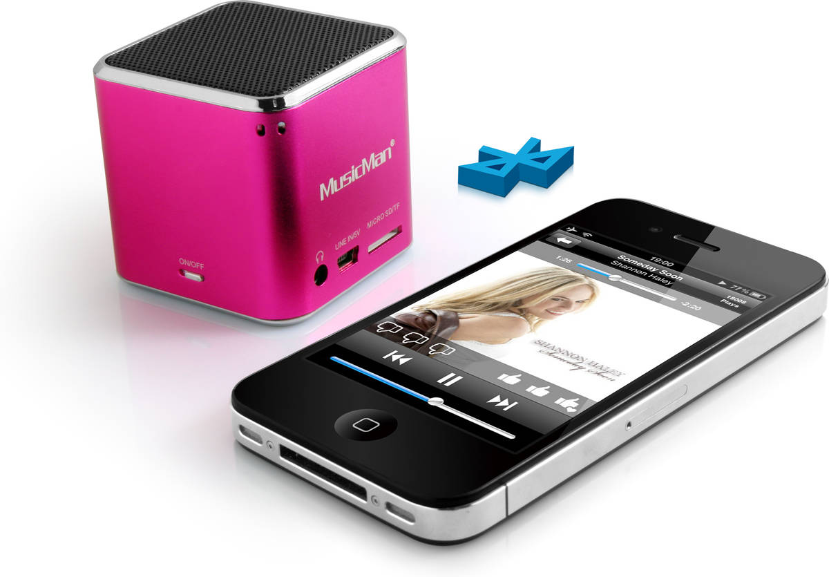 Altavoz Bluetooth TECHNAXX Musicman BT-X2 Mini Rosa