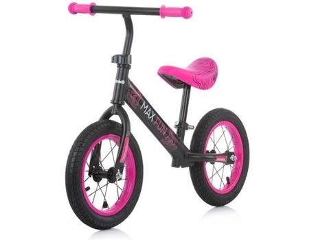 Bicicleta Infantil CHIPOLINO de Equilibrio con Ruedas de Goma Max Fun Pink