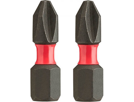 Punta de Impacto Shockwave Impact Duty MILWAUKEE Ph2 X 25 Mm - 2Pc