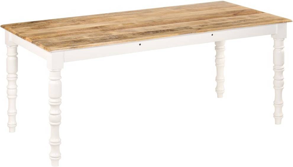 Mesa de Comedor VIDAXL 246272 (Madera de Manguera Maciza - 180x90x76 cm)