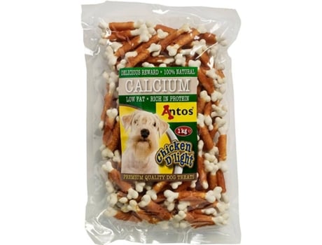 Snack para Perros GLOBAL (1Kg - Sabor: Pollo)