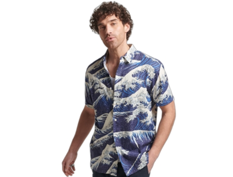 Camisa de Hombre SUPERDRY Hawaïenne (S)