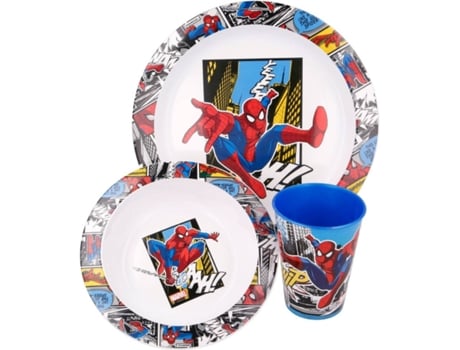 Set de Cocina SPIDERMAN SPI65915-00-U Blanco (Plástico)