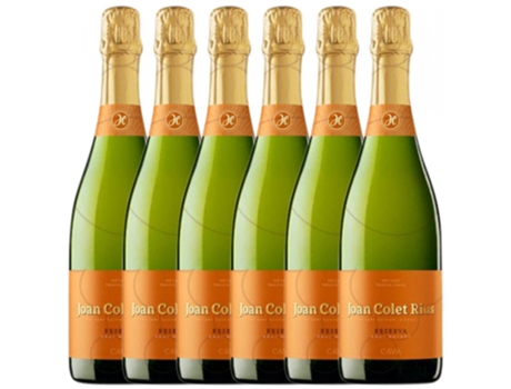 Espumante JOAN COLET RIUS Joan Colet Rius Brut Nature Cava Reserva (0.75 L - 6 unidades)