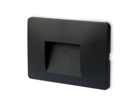 VEKTAB4 Square Black 3W 3000K IP65 Wall LED PPOT BRAYTRON