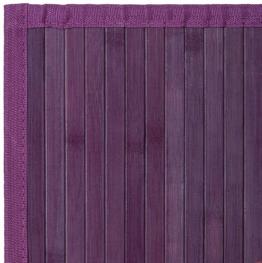 Alfombra LOLAHOME Morado (200x140 cm - Bambú)