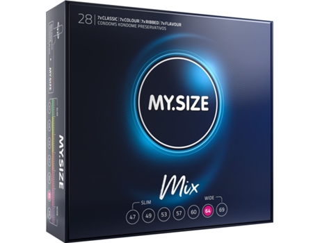 Condones My.Size Mix 64 Mm 28 Piezas MY.SIZE