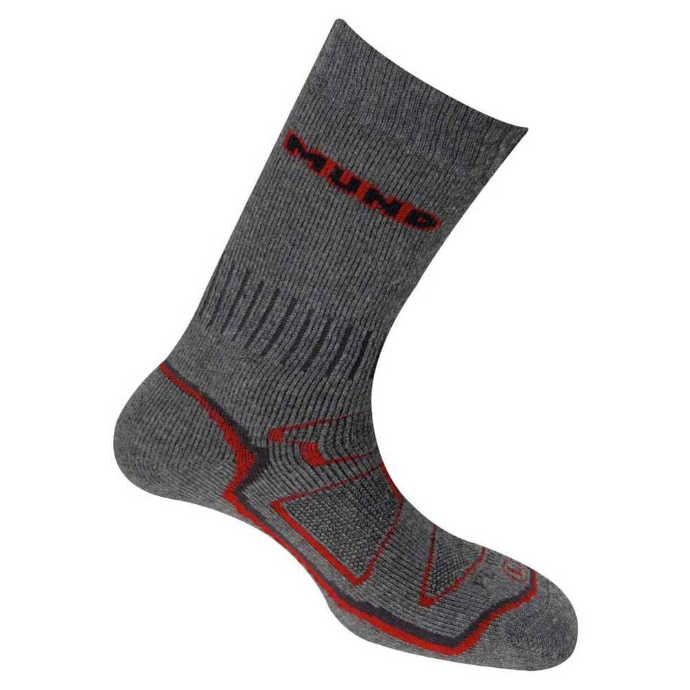 Calcetines para Hombre MUND SOCKS Makalu Wool Primaloft Gris para Montaña (EU 34 - 37)