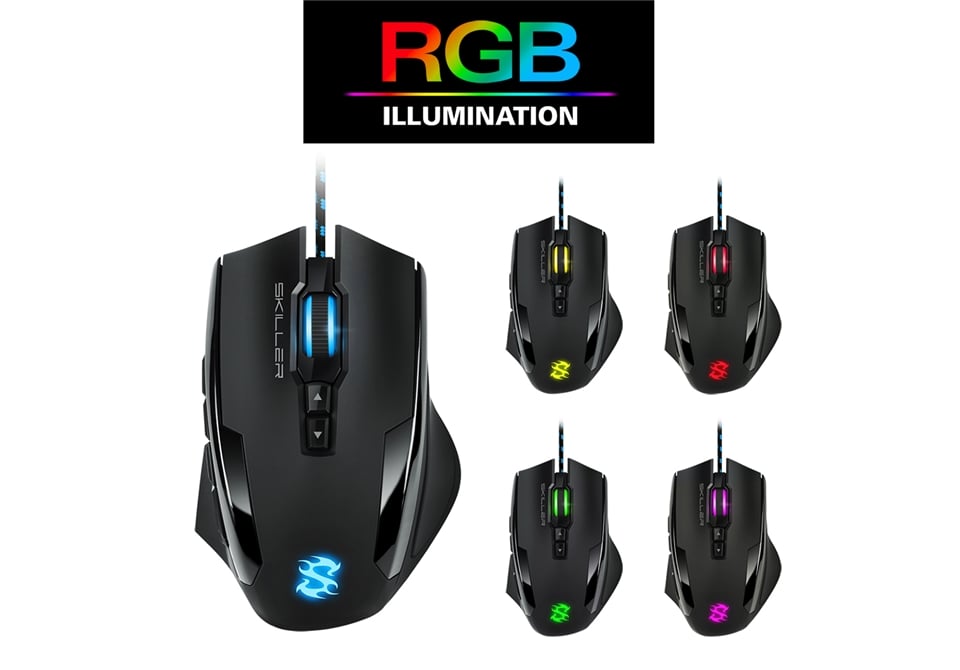 Ratón Gaming SHARKOON Skiller SGM1