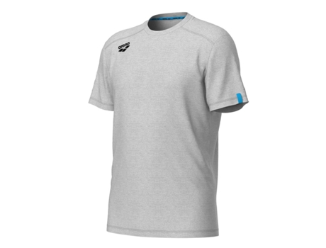 Camiseta Unisex para Natación ARENA Team Solid Gris (S)