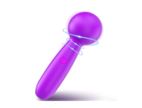 Potente Vibrador de Bala para Mujer Estimulador de Pezón Vibrador de Bala Pequeña con 10 Modos de Vibración Púrpura BISBISOUS