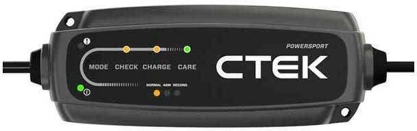 Cargador De Baterías ctek ct5 powersport 2.3a12v 12v 5a lifepo4 litio moto quad nieve jetski agua mantenedor 40310